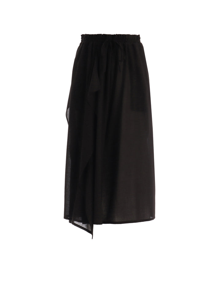 RY/NY GAUZE DRAPE FLARE PANTS
