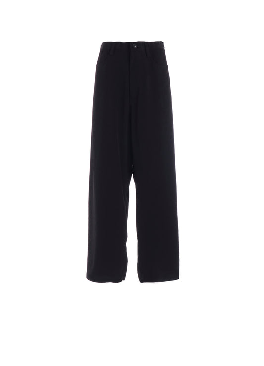TA/PE CREPE DE CHINE LONG STRAIGHT PANTS