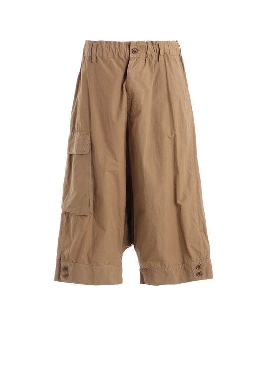 COTTON TYPEWRITER HEM CUFFS SAROUEL PANTS