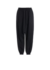 WOOL GABARDINE SAROUEL PANTS