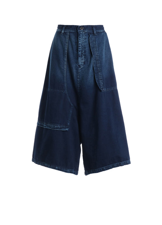 8OZ SPOTTED DENIM SAROUEL PANTS