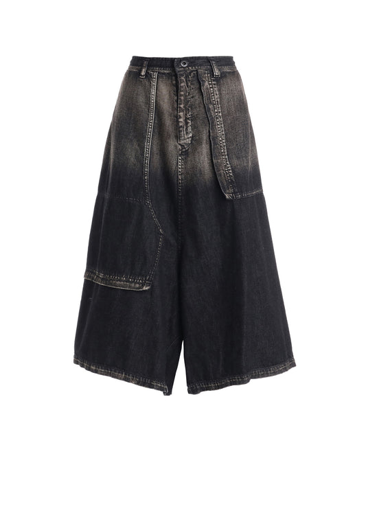 8OZ SPOTTED DENIM SAROUEL PANTS