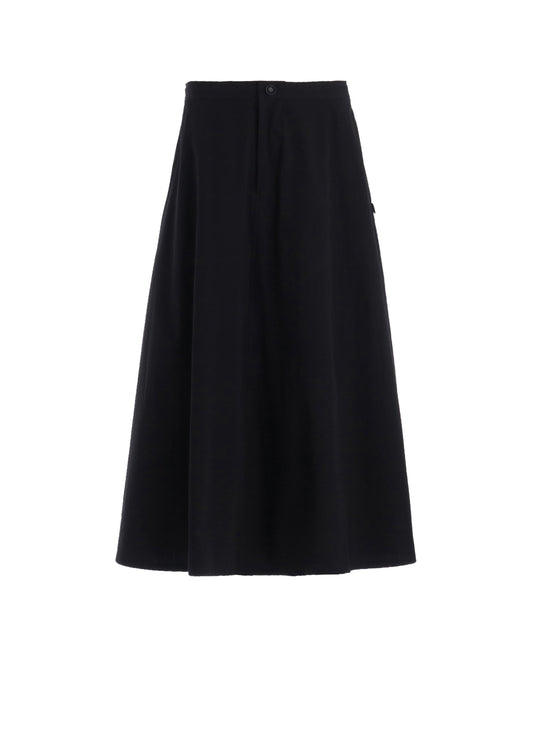 COTTON BROAD POCKET FLARE SKIRT