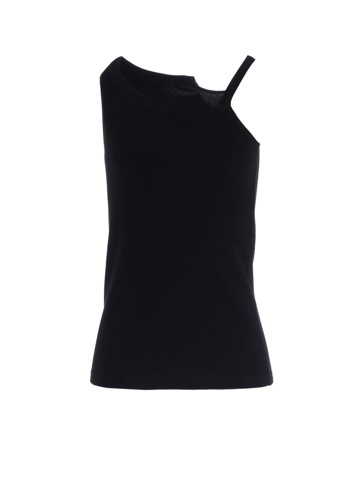 COTTON RIB BACKLESS TANKTOP