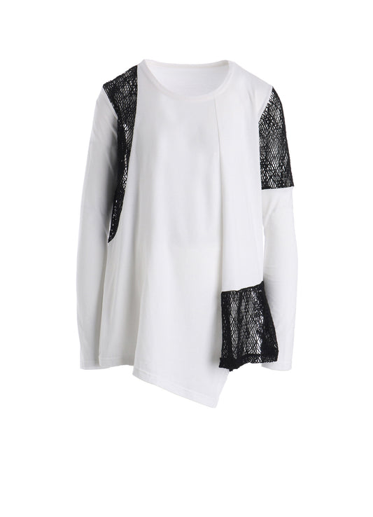 LACE COMBINATION LONG SLEEVE TEE