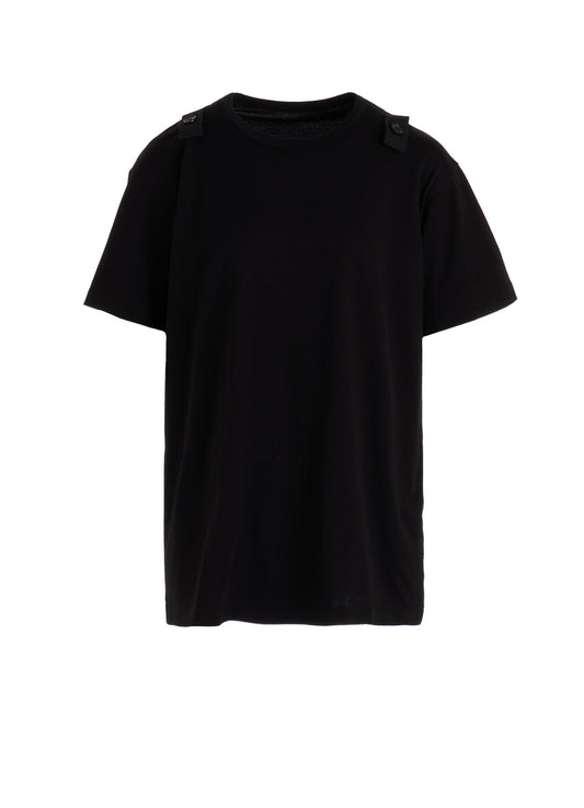 COTTON JERSEY SUSPENDERS HALF SLEEVE TEE