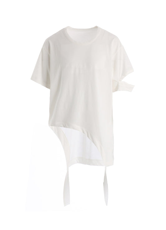 HARD-TWISTED JERSEY HOLLOW TEE A