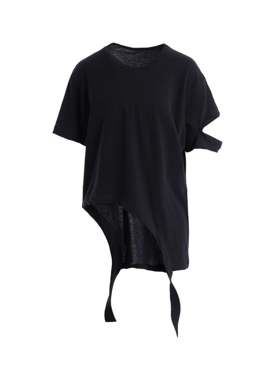 HARD-TWISTED JERSEY HOLLOW TEE A