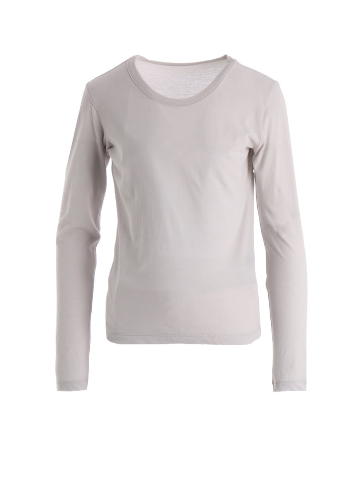 COTTON JERSY LONG SLEEVE TEE