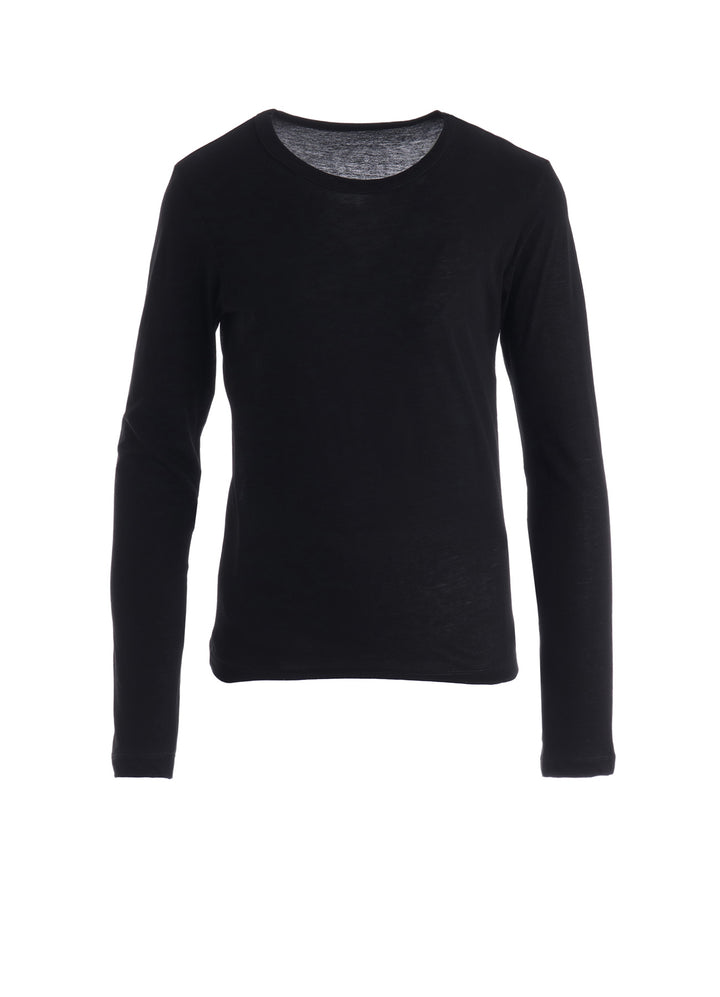 COTTON JERSY LONG SLEEVE TEE
