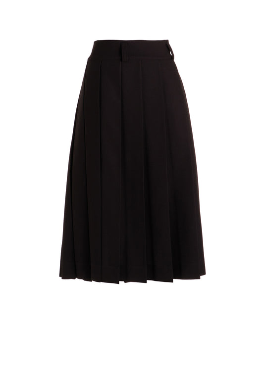 POLYESTER PLEATED SKIRT
