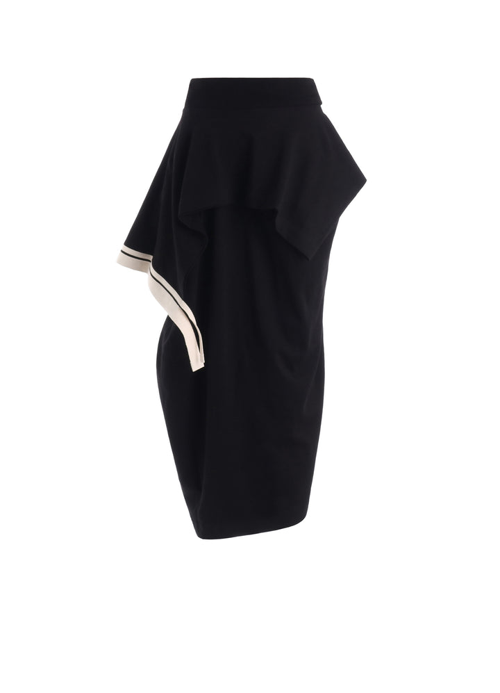 JERSEY UNBALANCE LINE SKIRT