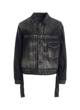 8OZ SPOTTED DENIM JACKET