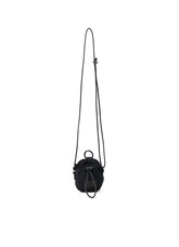 COTTON LINEN TWILL / LEATHER POUCH