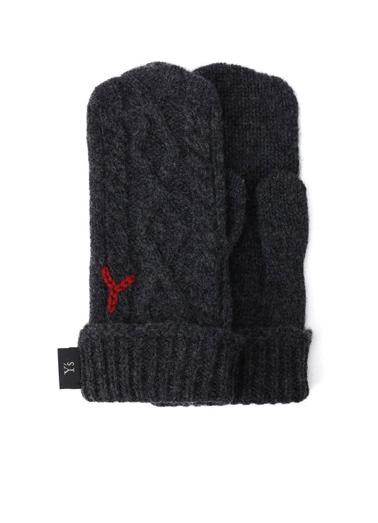 WOOL NYLON MITTENS