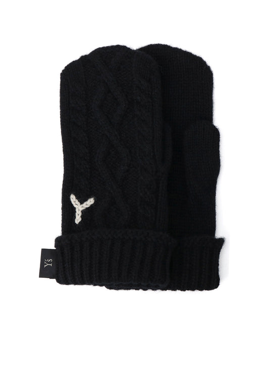 WOOL NYLON MITTENS