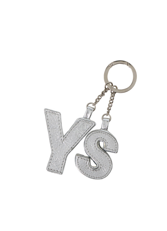 Y'S BLOCK LEATHER BAG CHARM