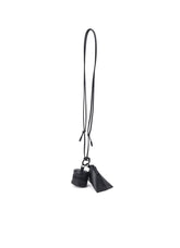 LEATHER BLOCK SHOULDER STRAP