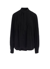 TA/PE SUPER VIYON TUSSER SHIRT WITH BOWTIE