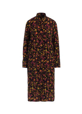 FLOWER PRINT LONG SHIRT