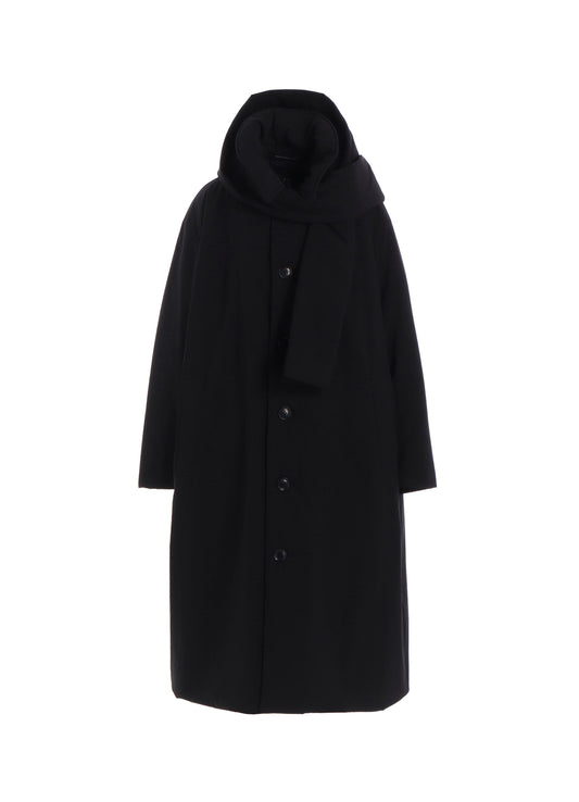 PE/TAFTA DETACHABLE HOODED COAT