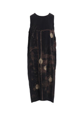 DUNGEREE TWILL SLEEVELESS DRESS
