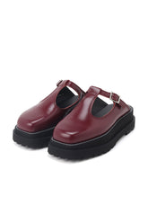 COW LEATHER MARY JANE SANDALS