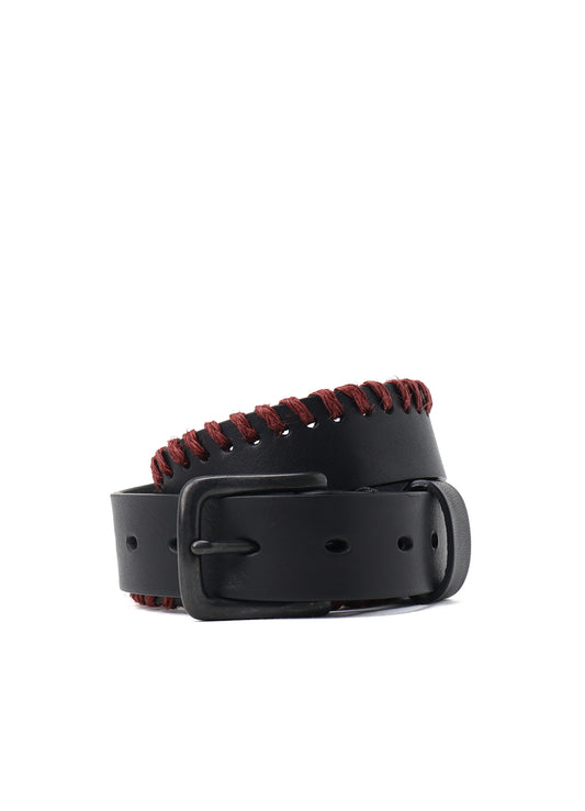 30MM LEATHER STITCH BELT