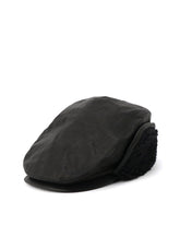 SOFT LEATHER EAR MUFF CAP