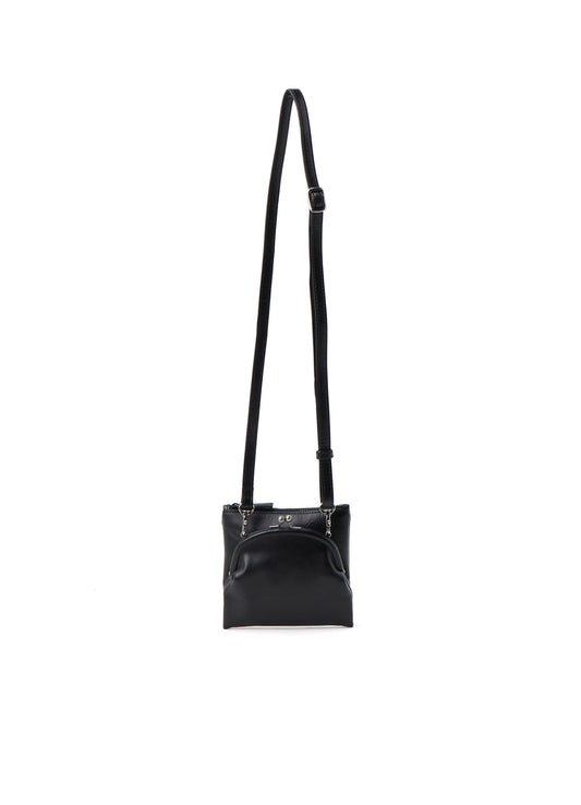 SEMI-GLOSS LEATHER MINI SHOULDER 2WAY BAG