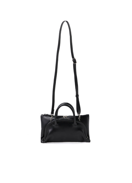 SEMI-GLOSS LEATHER SHOULDER 2WAY BAG