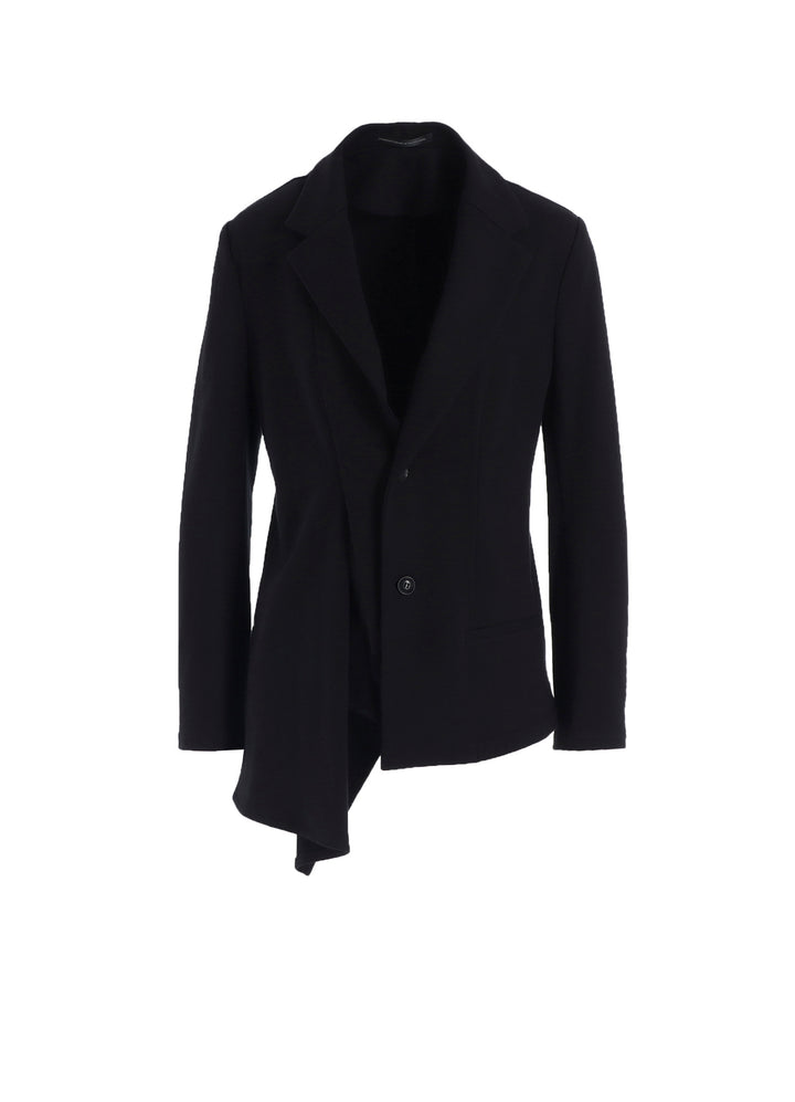 ASYMMETRIC COMBED FLEECE JACKET