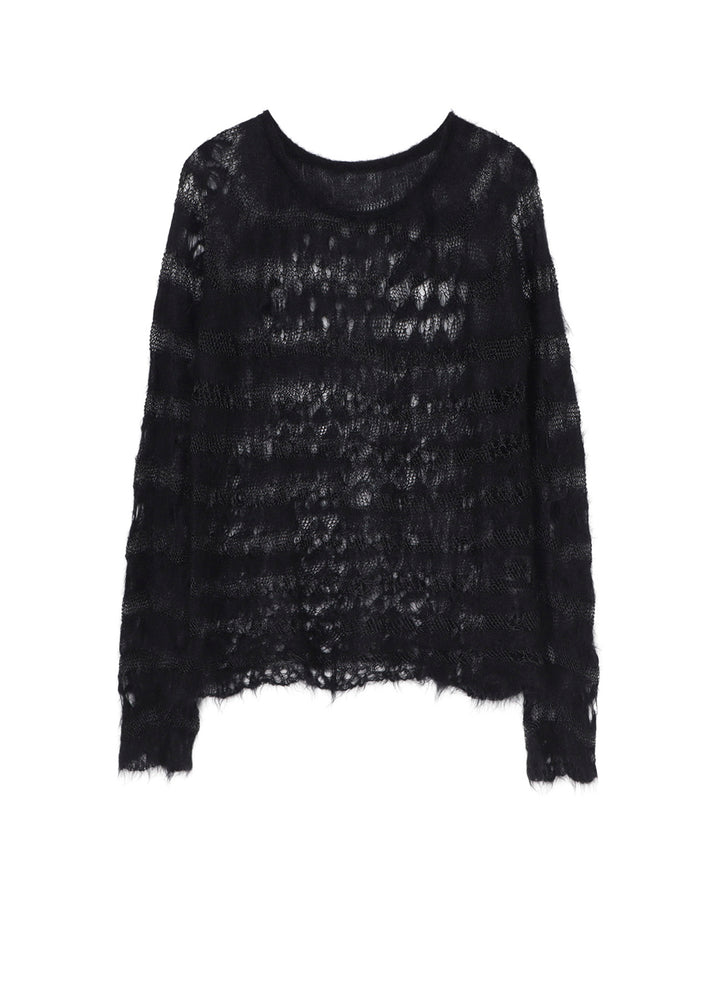 WOLE DESIGN MOHAIR KNITED PULLOVER