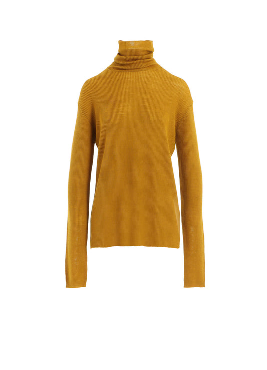 RIB HIGH NECK KNIT