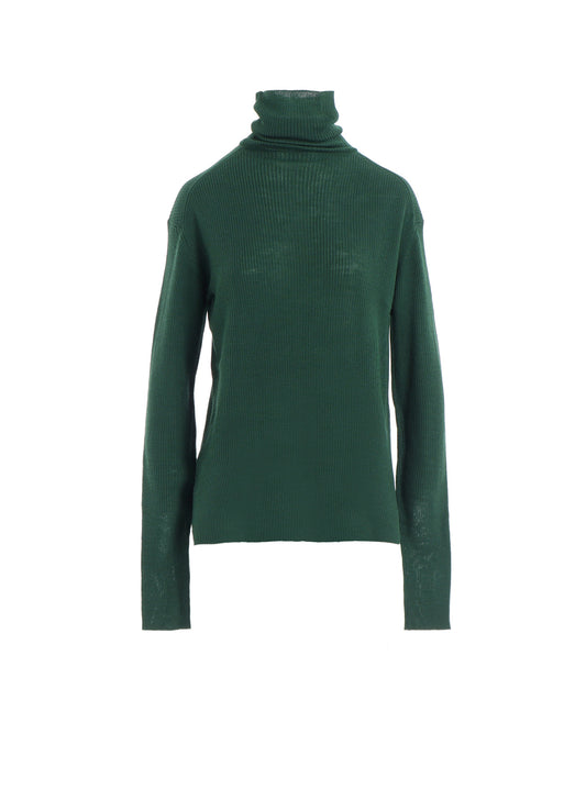 RIB HIGH NECK KNIT
