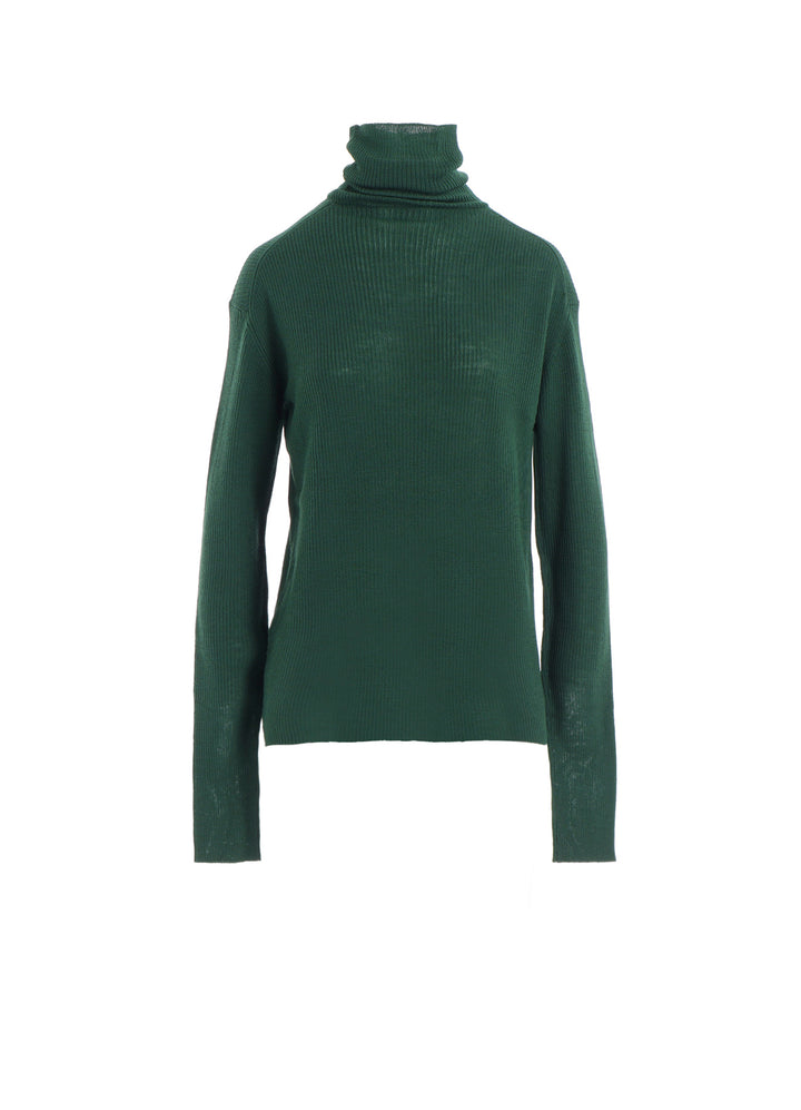 RIB HIGH NECK KNIT