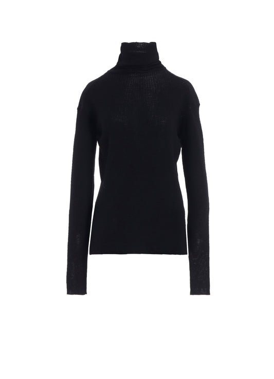 RIB HIGH NECK KNIT