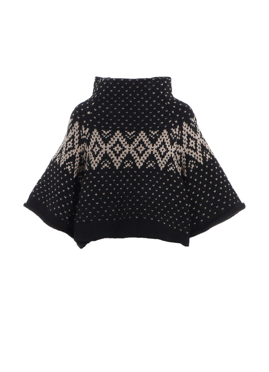 NORDIC JQ SHORT RAGLAN SLEEVE PULLOVER