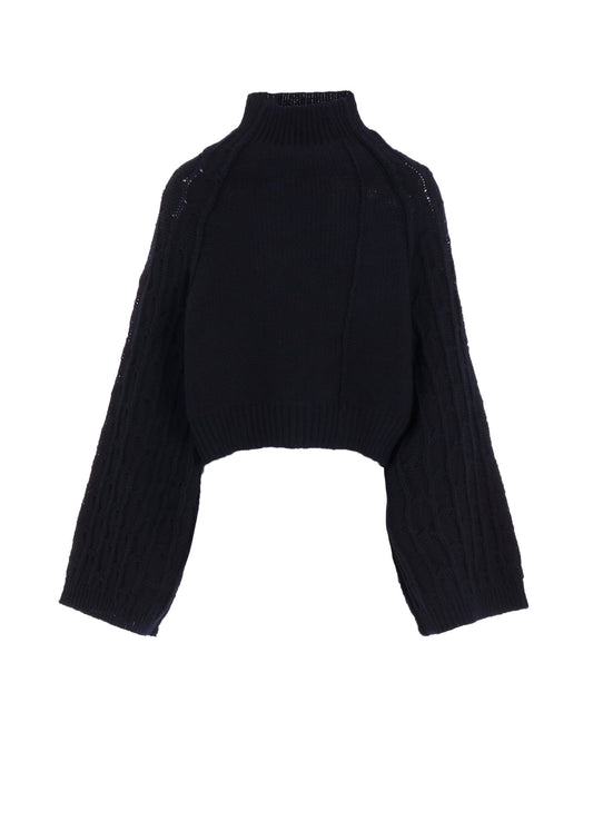 BIG SLEEVE KNIT PULLOVER
