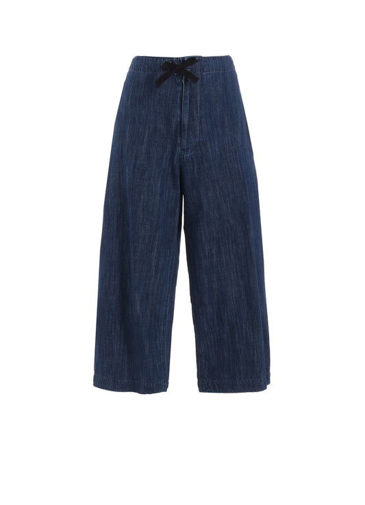 8OZ DENIM STRAIGHT STRING PANTS