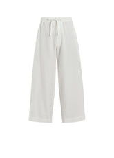 COTTON TWILL STRAIGHT STRING PANTS