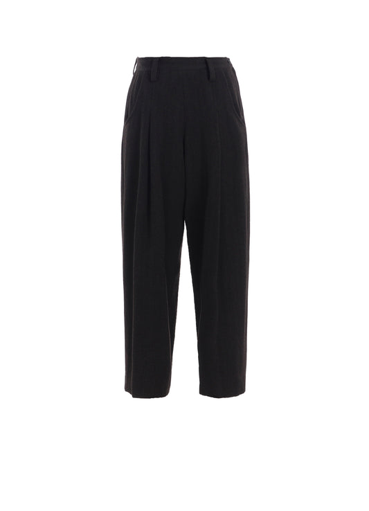 W/NY HERRINGBONE SINGLE TUCK PANTS