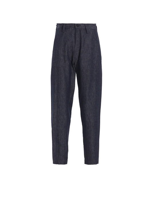 6OZ DENIM GARMENTFINISH TAPERED PANTS