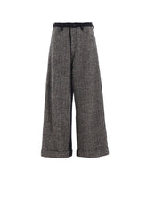 BIG HERRINGBONE WIDE PANTS