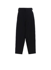 WOOL GABARDINE SAROUEL PANTS