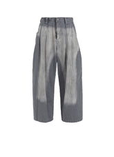 SPOTTED DENIM FRONT BIG POCKET PANTS