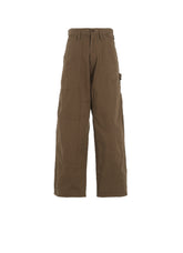 COTTON TWILL GARMENT DYE WORK PANTS