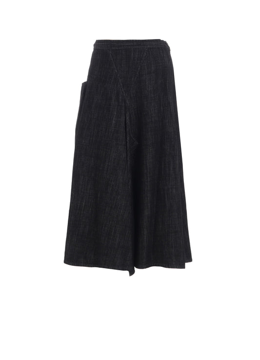 8OZ DENIM FRONT TRIANGLE GUSSET SKIRT