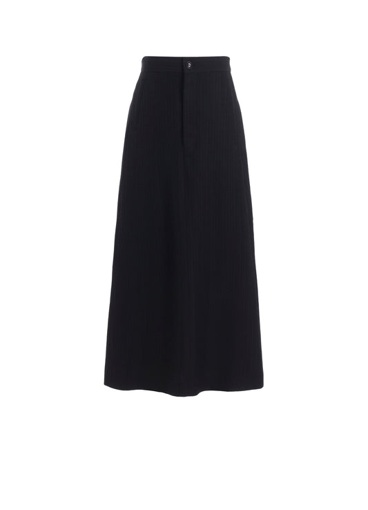VISCOSE TWEED STRIPE A LINE SKIRT