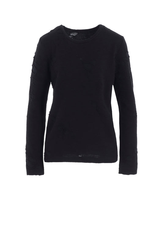BONDED HOLE JQ ROUND NECK LONG T